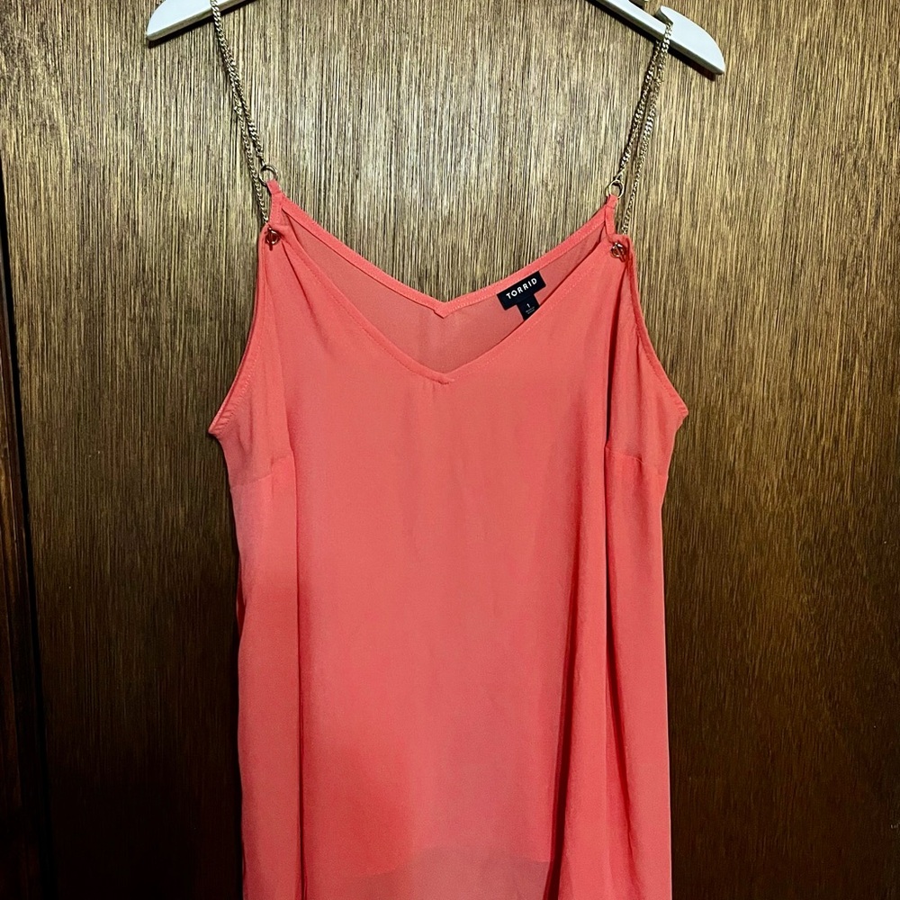 Coral Torrid Women's Sleeveless Top